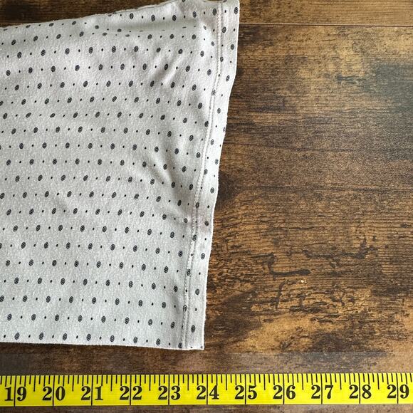 H&M Polka Dota Blouse Medium Blush Pastel Pink Soft Girl Balletcore Preppy - Picture 4 of 8